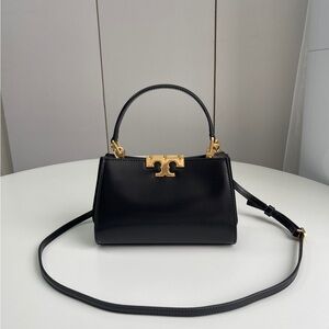 Tory Burch Eleanor Mini Leather Bag | Top Handle & Crossbody